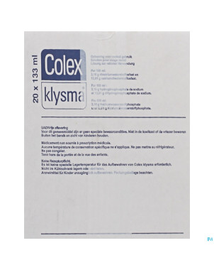 Colexklysma fl 20 x 133 ml
