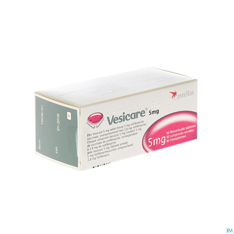 Vesicare tabl 90 x  5 mg