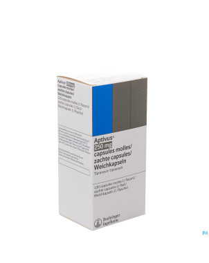 Aptivus caps molles 120 x 250 mg