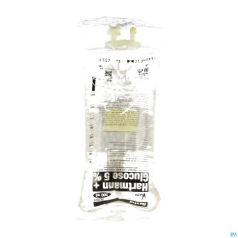 Bx hartmann 0,9% + glucose 5% viaflo sac 500ml