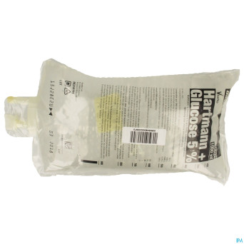 Bx hartmann 0,9% w/v+glucose 5% w/v viaflo 1000ml