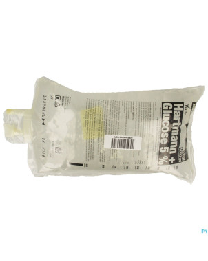 Bx hartmann 0,9% w/v+glucose 5% w/v viaflo 1000ml