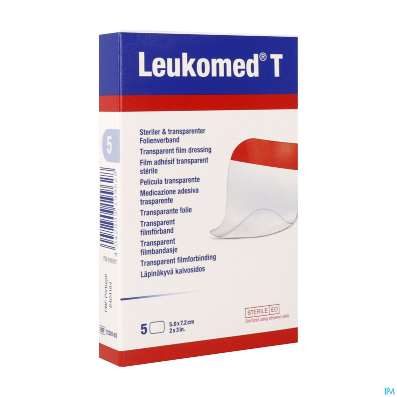 Leukomed t pansement steril  7,2cmx 5cm  5 7238103
