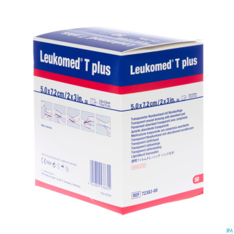 Leukomed t plus pans steril  7,2cmx 5cm 50 7238200