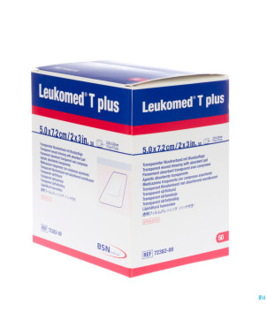 Leukomed t plus pans steril  7,2cmx 5cm 50 7238200