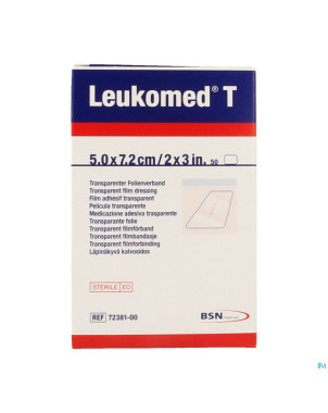 Leukomed t pansement steril  7,2cmx 5cm 50 7238100