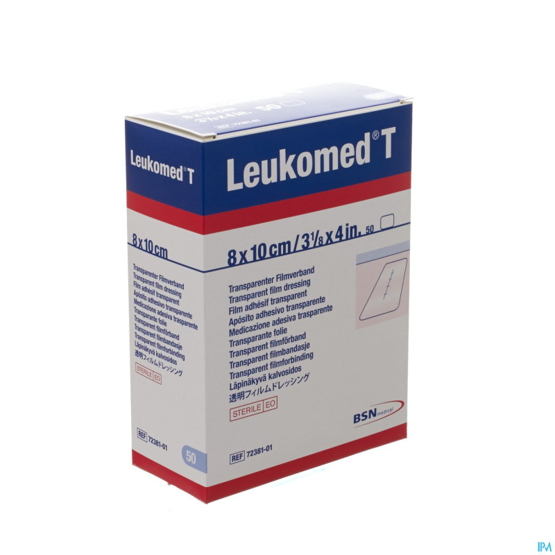Leukomed t pansement steril  8,0cmx10cm 50 7238101