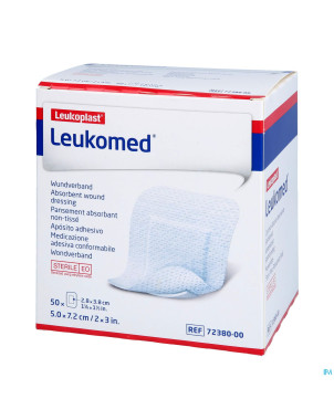 Leukomed pansement steril    7,2cmx 5cm 50 7238000