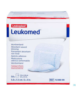 Leukomed pansement steril    7,2cmx 5cm 50 7238000