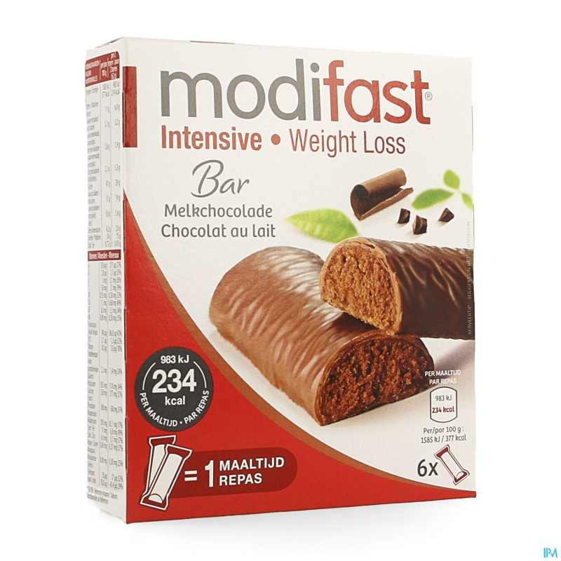 Modifast intensive control barre chocolat    6
