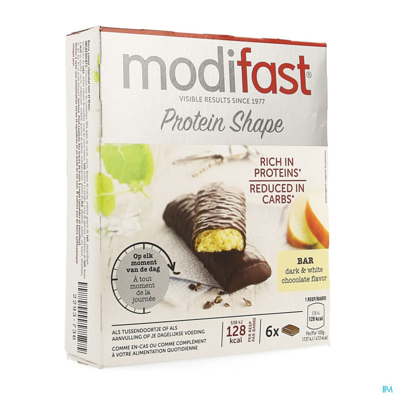 Modifast intensive control barre choco noir-blanc6