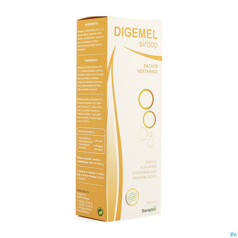 Soria digemel sirop enfant    150ml cfr 4176145