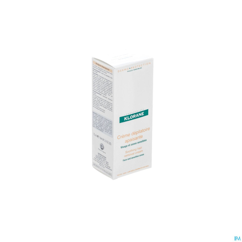 Klorane depilatoires creme visage-zone sens.  75ml