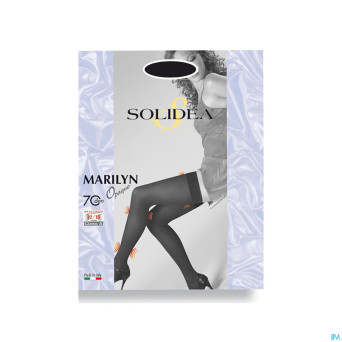 Solidea bas marilyn 70 opaque nero    1-s