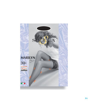 Solidea bas marilyn 30 sheer blu scuro   4-l