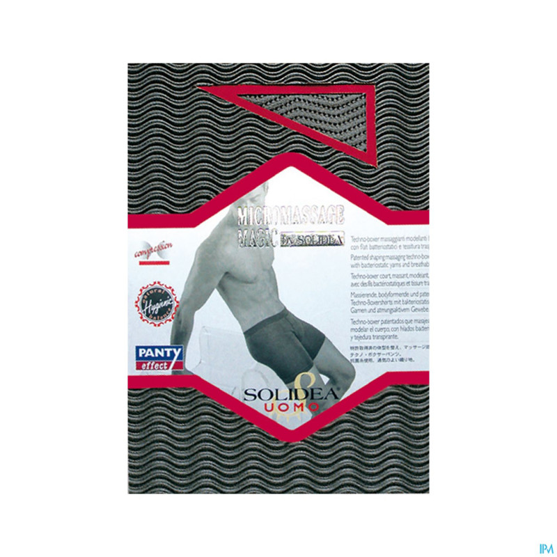 Solidea panty effect massage grigio metallic xxl